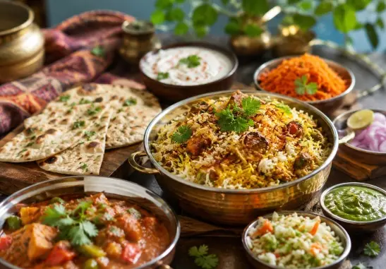 Curated menus and local flavours